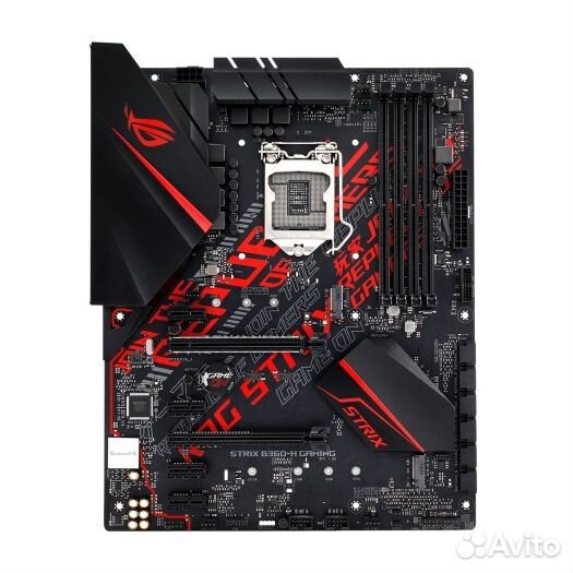 Материнская плата asus rog strix b360 - h