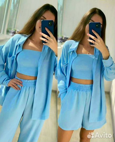 Костюм брючный женский новый