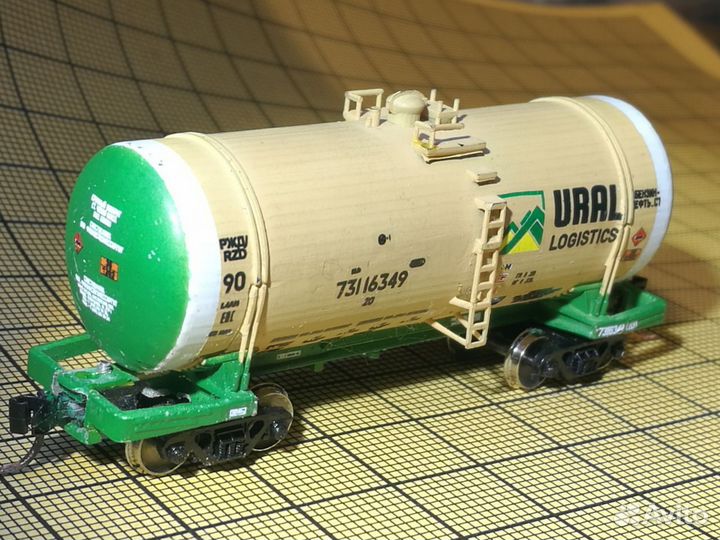 Декаль на цистерны ural Logistics 1/87 H0