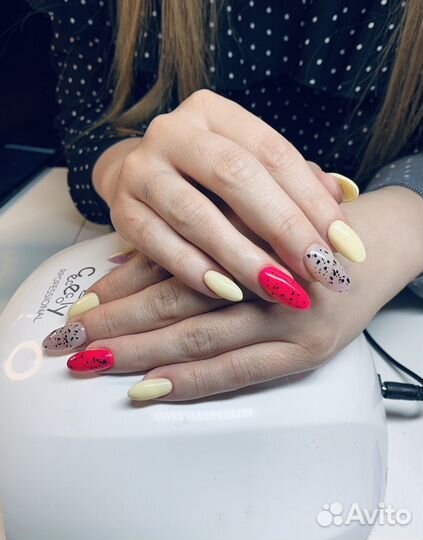 Маникюр, наращивание, укрепление