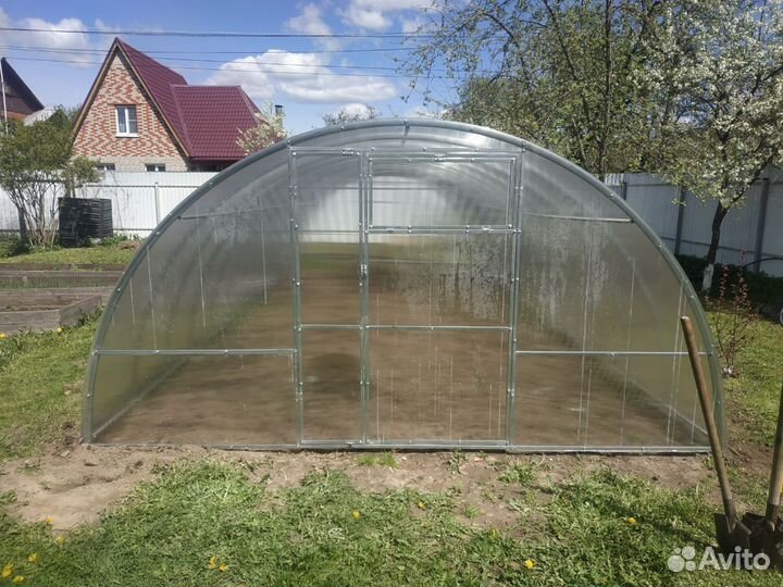 Теплица усиленная 4 метра шириной