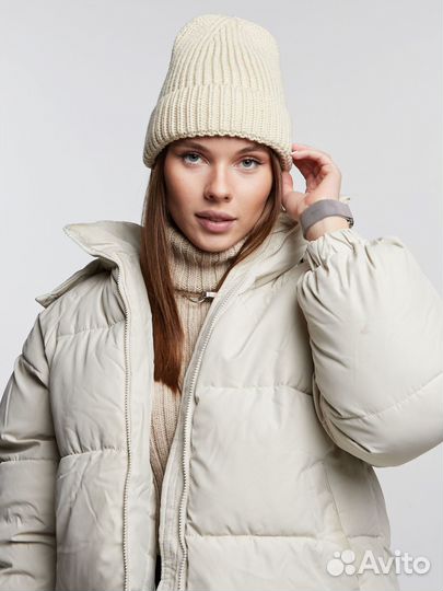 Шапка бини средней вязки Шапки Оптом