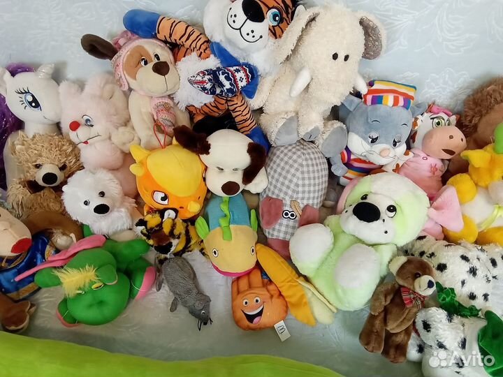 Мягкие игрушки пакетом б/у