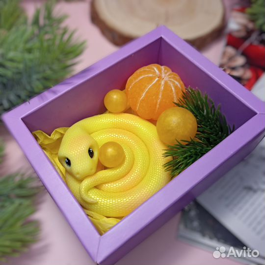 Мыло ручной работы набор со змеей