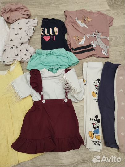 Вещи пакетом на девочку 86 92 98