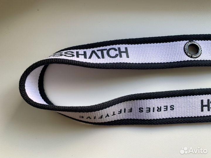 Ремень женский Crosshatch. Белый, синий, черный