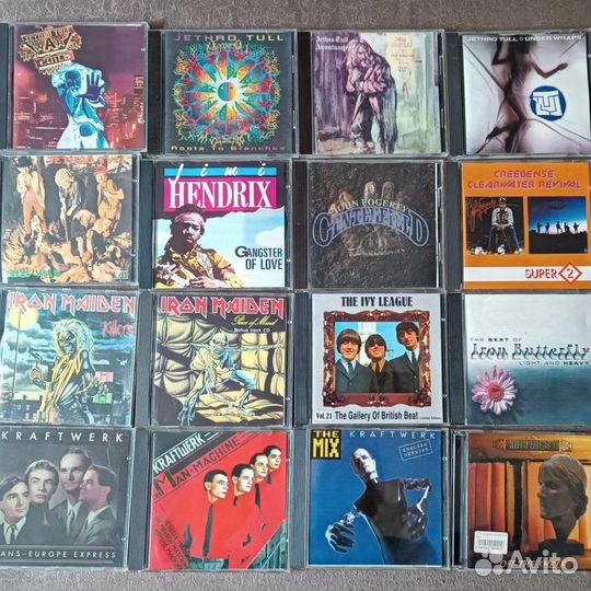 Компакт-диски: рок и поп