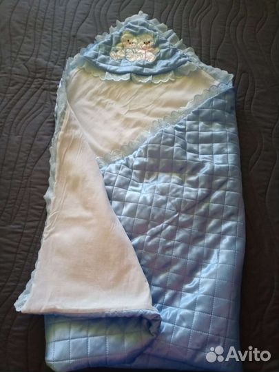 Одеяло на выписку для мальчика