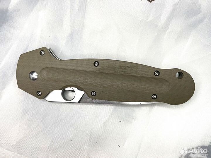 Нож складной spyderco EuroEdge зеленый (CPM S30V)