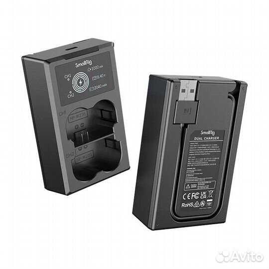Зарядное SmallRig 3822 NP-W235 + 2 аккум