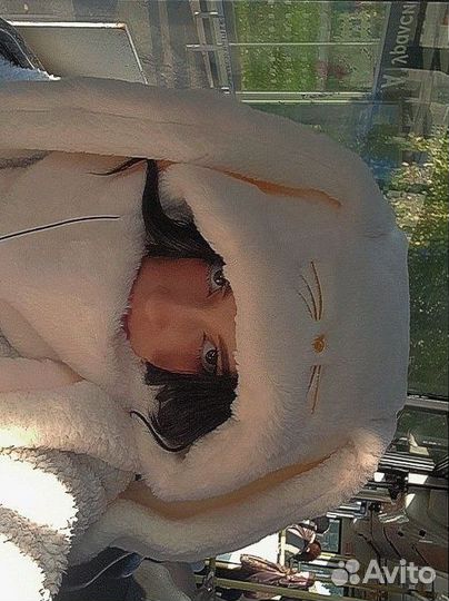 Шапка с ушками зайца