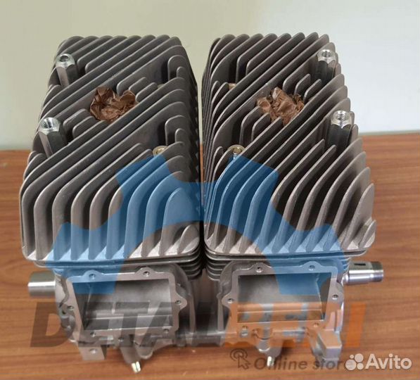 Блок двигателя рмз 550, снегохода Тайга