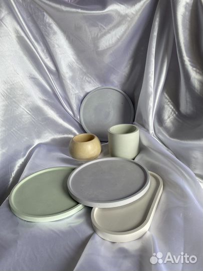 Гипсовые изделия, свечи ручной работы