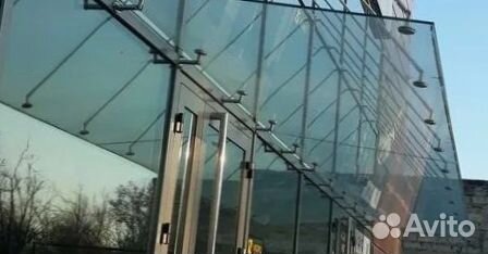 Стеклянный козырек