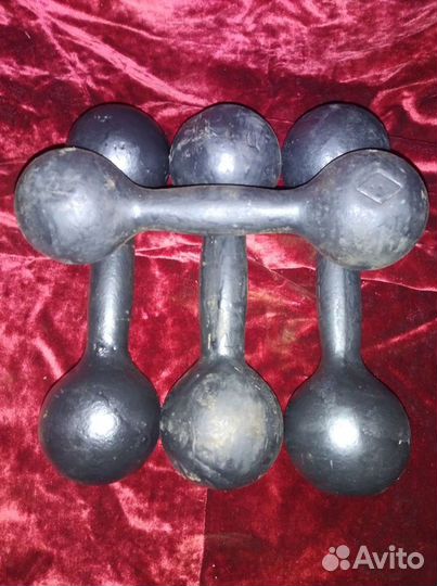 Гантели 2,3,4,5,6. Кг