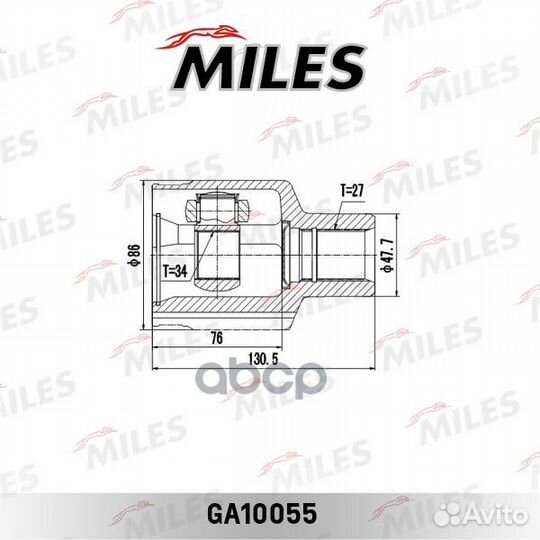 ШРУС внутренний ssangyong kyron 05-12/actyon 01