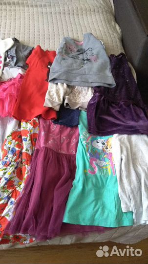 Пакет вещей на девочку 98-104, на 3-4 года