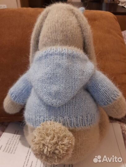 Мягкая игрушка заяц ручной работы