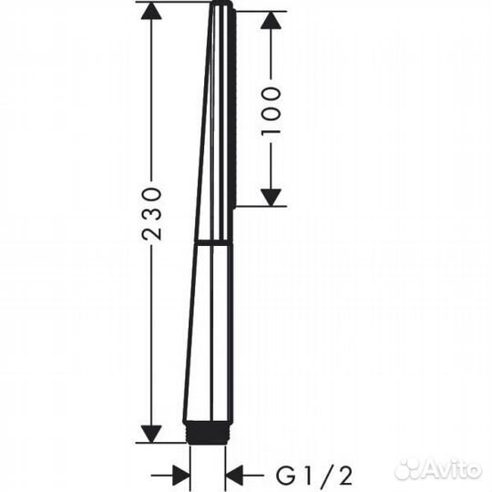 Hansgrohe 26866000 Душевая лейка