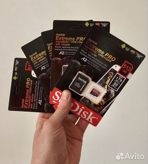 SanDisk Extreme PRO Micro SD 512GB Карта памяти