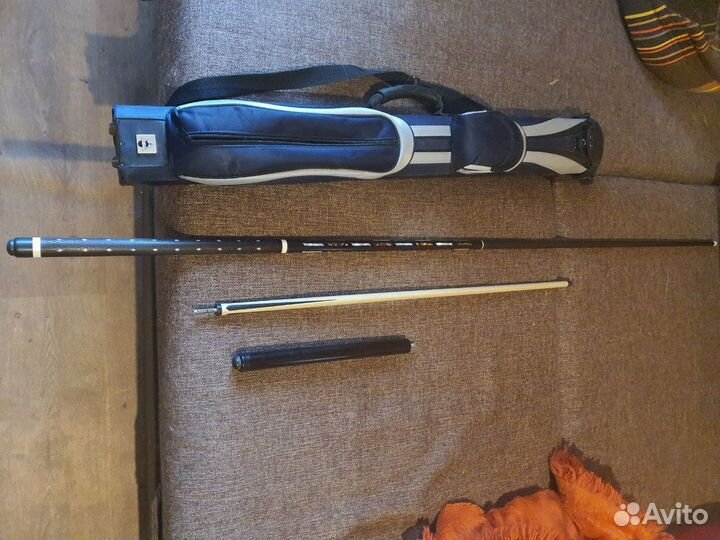 Бильярдный Кий для рус. бил Мастера Ерёмина карбон