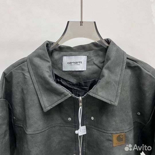 Куртка кожанка carhartt