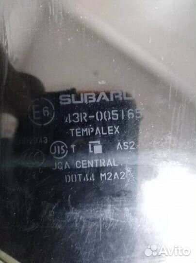 Стекло двери задней правой Subaru Impreza G12 2007