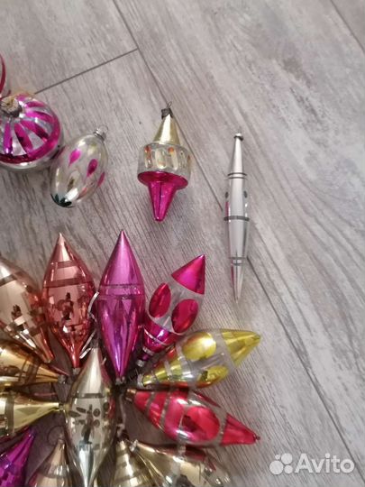 Елочные игрушки СССР, глинка