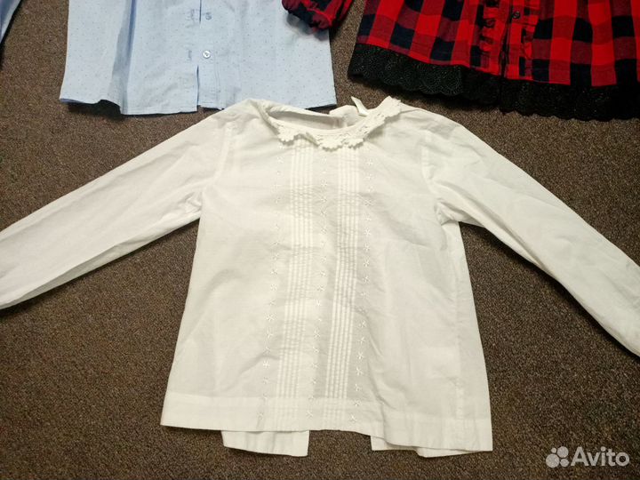 Фирменные блузки на девочку р 104 и 122