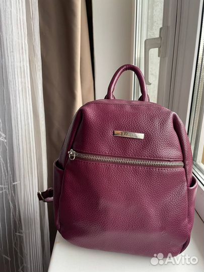 Рюкзак женский мини кожа