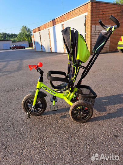 Детский велосипед с ручкой бу