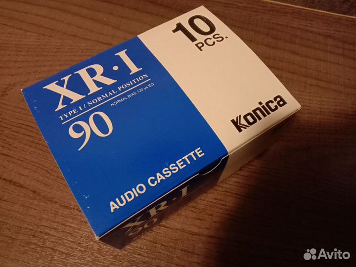 Аудиокассеты новые запечатанные Konica XR-1 90