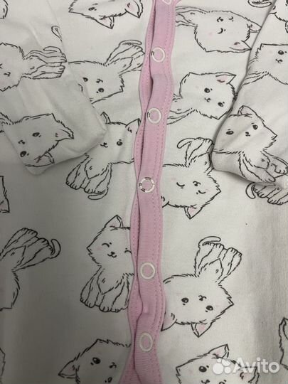 Слипы для новорожденной девочки 56-62