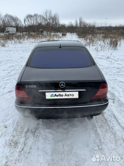 Mercedes-Benz S-класс 5.8 AT, 2002, 333 000 км