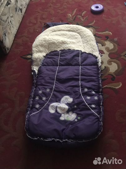 Конверт зимний на овчине