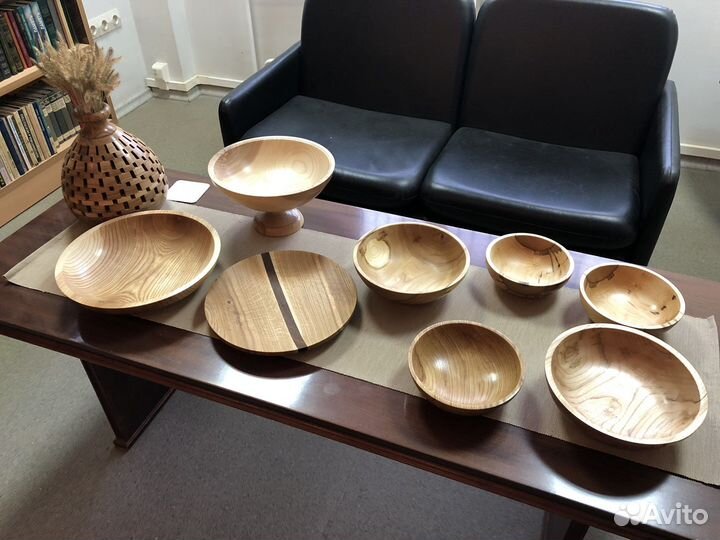 Миска деревянная