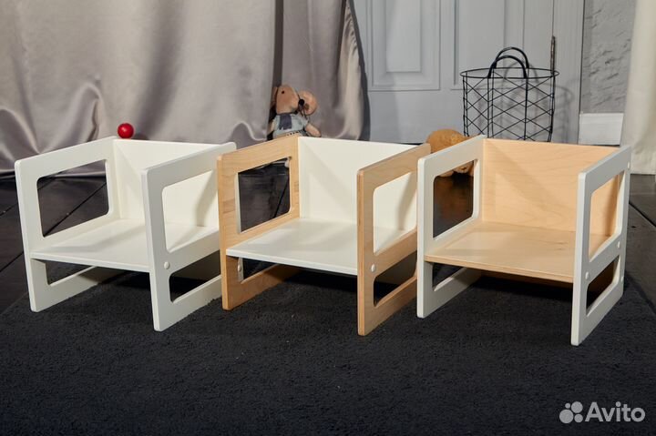 Детские стул и стол растущие / Монтессори мебель