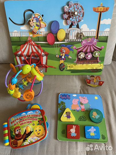 Развивающие игрушки 6 месяц -1 годик