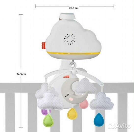 Мобиль на кроватку fisher price