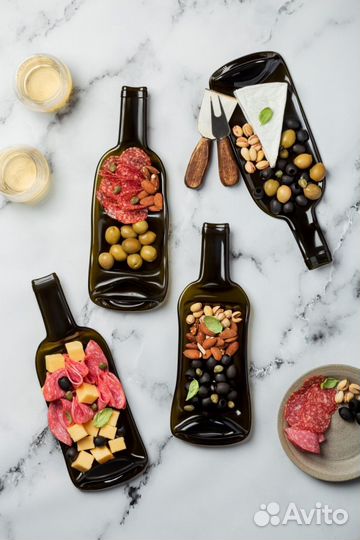 Тарелка менажница две секции