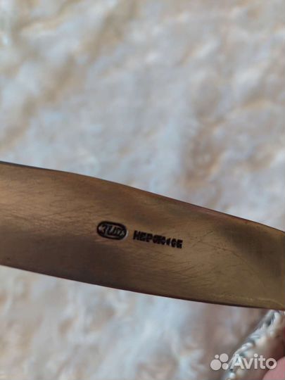 Нож столовый мельхиоровая ручка 3 шт