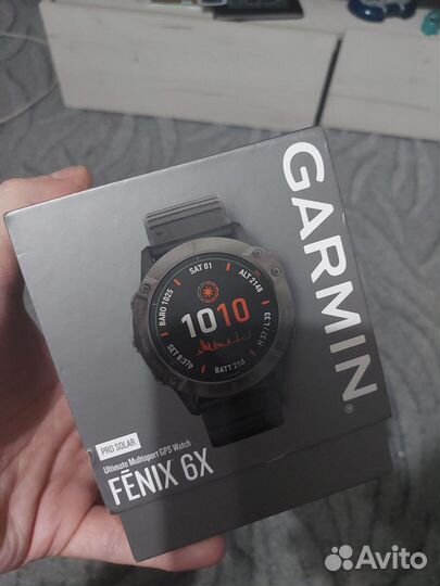 Часы Garmin Fenix 6x pro solar titanium