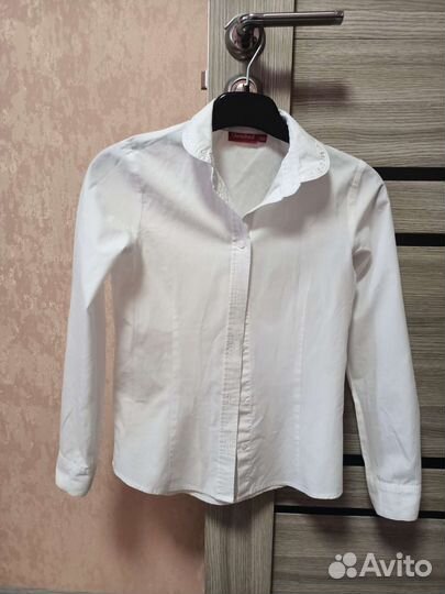 Блузка школьная для девочек 140