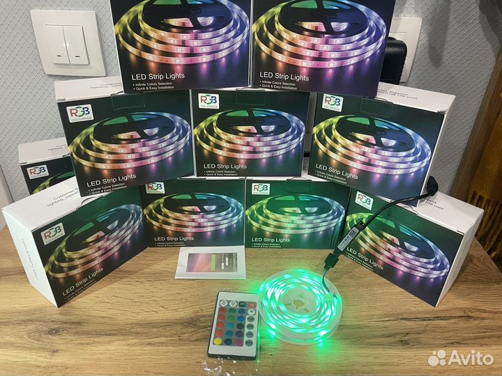 Лента светодиодная 5050 Bluetooth и пульт