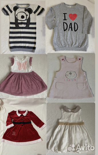 Платье лето/осень/зима 0+, 1-3г H&M Next