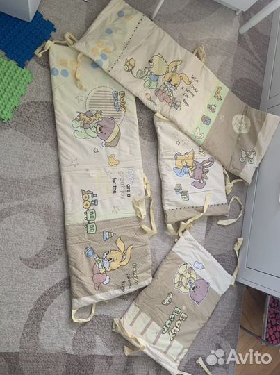 Бортики в детскую кроватку