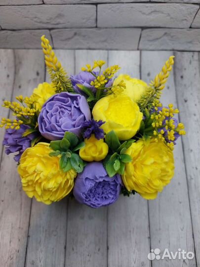 Букеты из мыла ручной работы