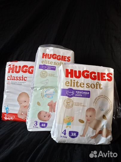 Подгузники Huggies 3 М