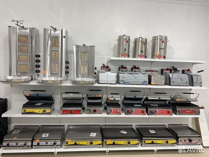 Гриль прижимной для шаурмы