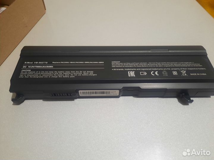 Аккумулятор для ноутбука Toshiba A100, A105, M45
